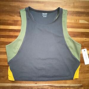 Calvin Klein Women's Colorblock Tank Top gay/green XXL